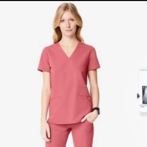 HTF FIGS Limited Edition Women’s XL Quartz Pink Casma Top X-Large EUC